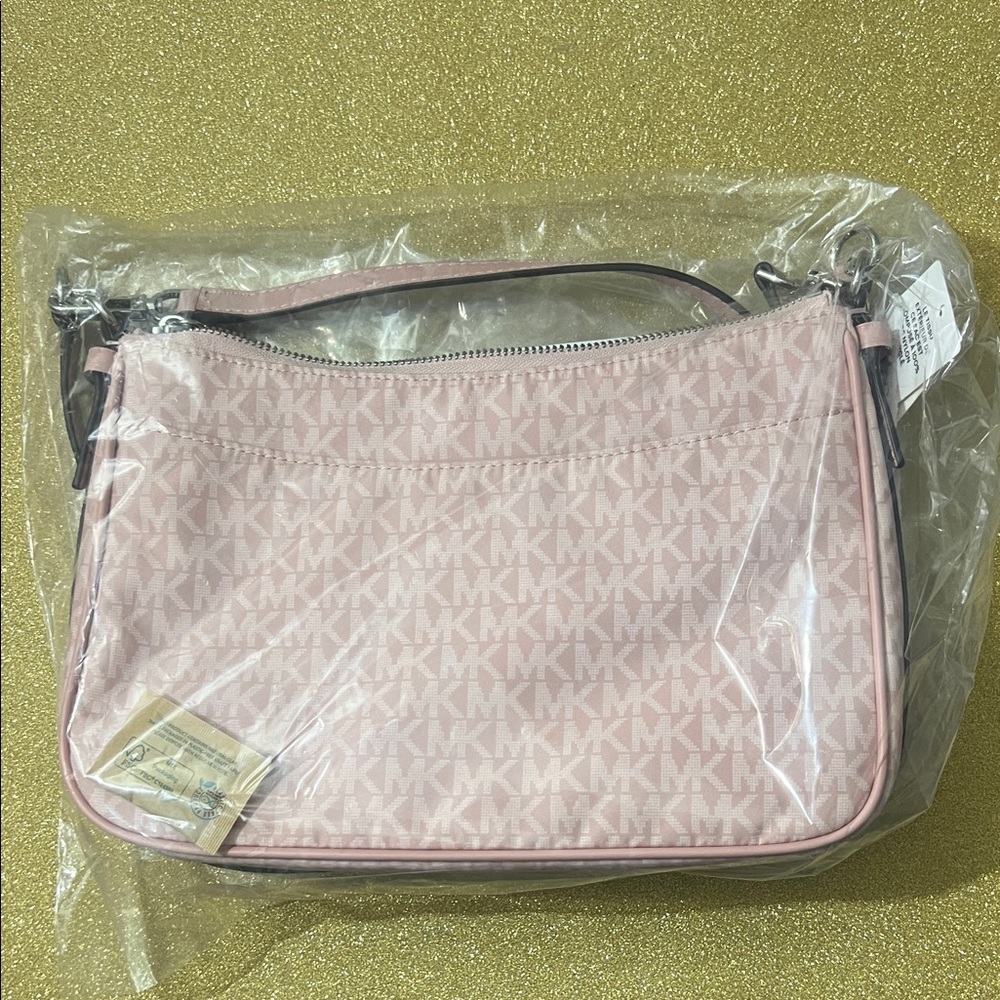 New Michael Kors Jet Set Small Pochette Nylon Crossbody - Picture 4 of 17